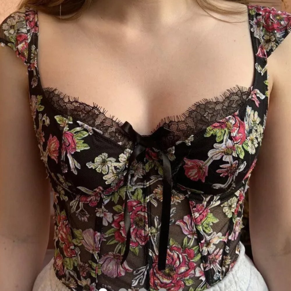 RARE Victoria's Secret Dream Angels Corset Bustier Top (fits 30A/B)